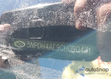 2012 Hyundai Elantra Limited z USA, uszkodzony, nr VIN 5NPDH4AE9CH090431